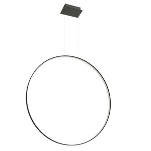 Thoro Lighting Lámpara colgante negro acero 4000k  alt. 150 cm