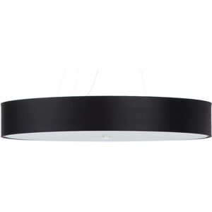 Sollux Lighting Lámpara colgante negro tela, vidrio, acero  alt. 105 cm