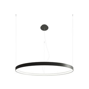 Thoro Lighting Lámpara colgante acero negro 4000k  alt. 150 cm