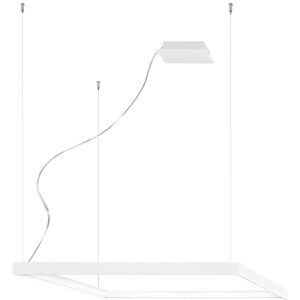 Thoro Lighting Lámpara colgante blanco aluminio 3000k  alt. 150 cm