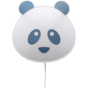 Mathi Design Aplique panda blanco y azul