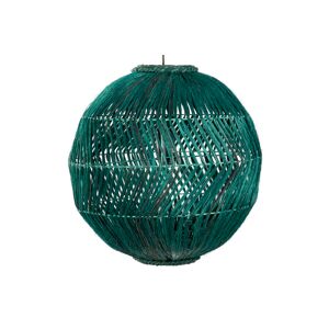 Adda Home Lampara verde de fibras 45x45x45cm