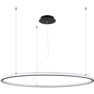 Thoro Lighting Lámpara de araña negro aluminio  alt. 160 cm