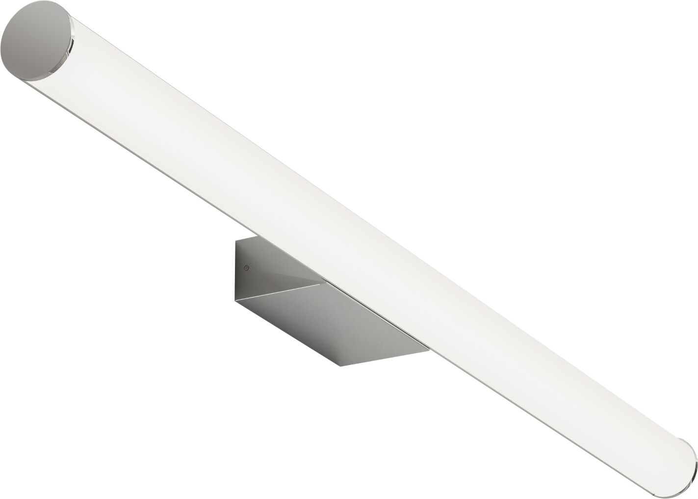 Sulion Aplique de baño de metal color cromo de 90cm