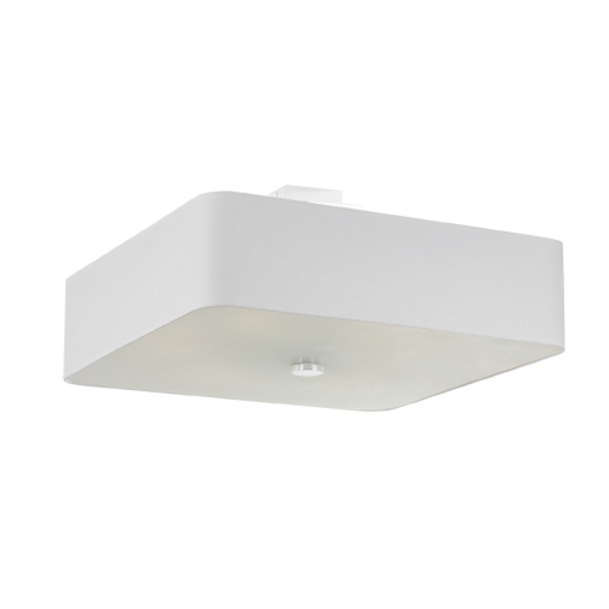 Sollux Lighting Lámpara de techo blanco tela, vidrio, acero  alt. 25 cm