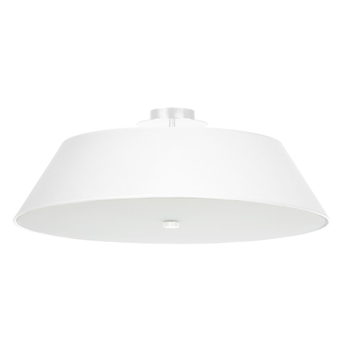 Sollux Lighting Lámpara de techo blanco tela, vidrio, acero  alt. 25 cm