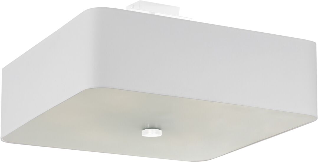 Sollux Lighting Lámpara de techo blanco tela, vidrio, acero  alt. 25 cm