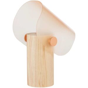 Maisons du Monde Lámpara de mesa de madera con pantalla de acrílico Maisons du Monde Lámpara de mesa de madera con pantalla de acrílico