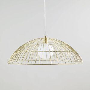 Maisons du Monde Lámpara de techo tipo cúpula de acero calado dorado Maisons du Monde Lámpara de techo tipo cúpula de acero calado dorado