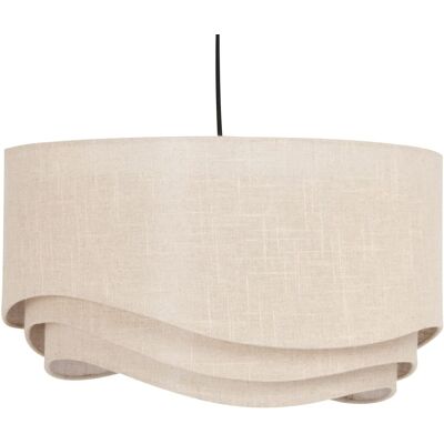 Maisons du Monde Lámpara de techo de poliéster crema Ø50 cm Maisons du Monde Lámpara de techo de poliéster crema Ø50 cm