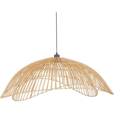 Maisons du Monde Lámpara de techo de ratán en 2 niveles Ø90 cm Maisons du Monde Lámpara de techo de ratán en 2 niveles Ø90 cm