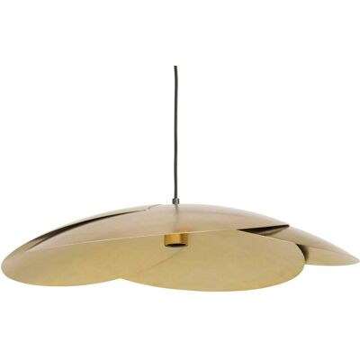 Maisons du Monde Lámpara de techo floral de acero dorado Ø57 cm Maisons du Monde Lámpara de techo floral de acero dorado Ø57 cm