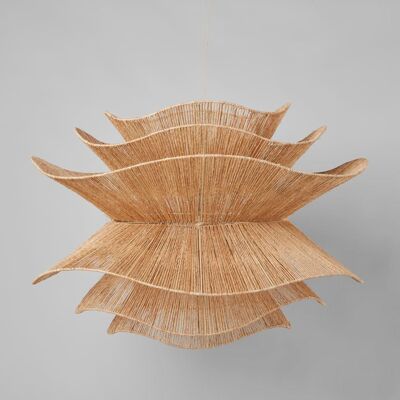 Maisons du Monde Pantalla de lámpara de techo de cuerdas de yute Maisons du Monde Pantalla de lámpara de techo de cuerdas de yute