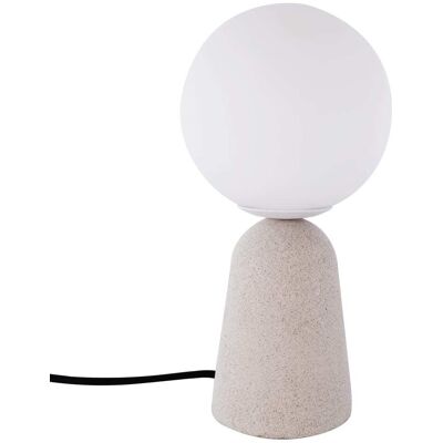 Sulion Lámpara de mesa de hormigón gris e14 Sulion Lámpara de mesa de hormigón gris e14