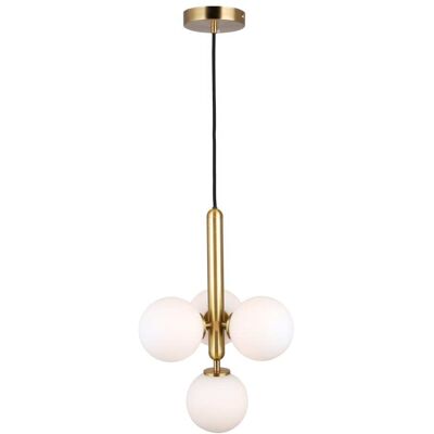 Lámpara colgante Sulion musa 4p marrón dorado - Hanging lamp Lámpara colgante Sulion musa 4p marrón dorado - Hanging lamp