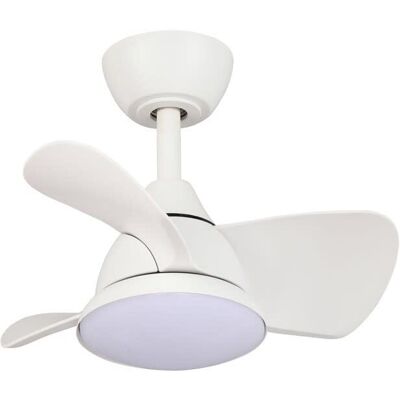 Wonderlamp Ventilador de techo silencioso led 24w blanco ø50 cm con mando Wonderlamp Ventilador de techo silencioso led 24w blanco ø50 cm con mando