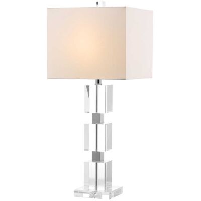 Safavieh Lámpara de mesa en vidrio, transparente Safavieh Lámpara de mesa en vidrio, transparente