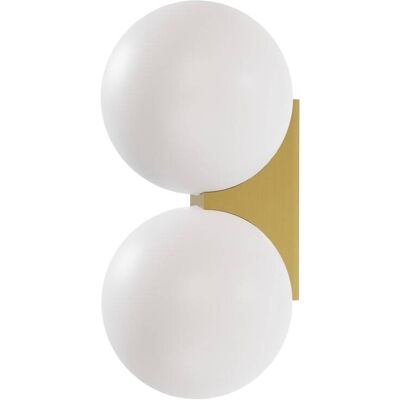 Lámpara de Pared Sulion - Diseño Minimalista, IP44, 2 Bombillas G9 - Aplique Lámpara de Pared Sulion - Diseño Minimalista, IP44, 2 Bombillas G9 - Aplique