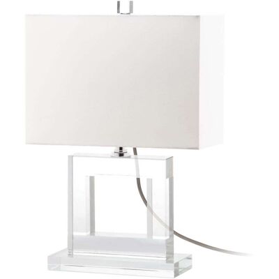 Safavieh Lámpara de mesa en fibras naturales, transparente Safavieh Lámpara de mesa en fibras naturales, transparente