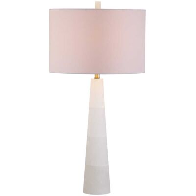 Safavieh Lámpara de mesa en alabastro, blanco Safavieh Lámpara de mesa en alabastro, blanco