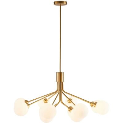 Kosilum Lámpara de techo metal y vidrio 43 cm Kosilum Lámpara de techo metal y vidrio 43 cm