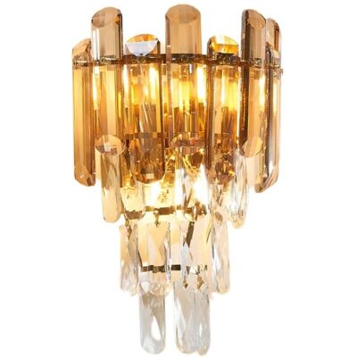 Kosilum Aplique metal y cristal 35 cm Kosilum Aplique metal y cristal 35 cm