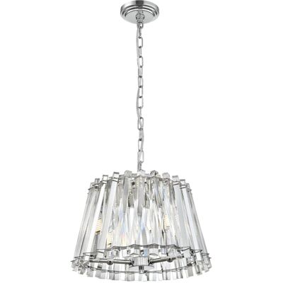 Kosilum Lámpara de techo metal y cristal 25 cm Kosilum Lámpara de techo metal y cristal 25 cm