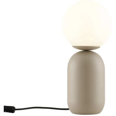 Kosilum Lámpara de mesa metal y vidrio 33 cm Kosilum Lámpara de mesa metal y vidrio 33 cm