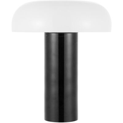 Safavieh Lámpara de mesa en metal/cristal, negro Safavieh Lámpara de mesa en metal/cristal, negro