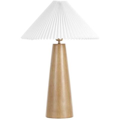 Safavieh Lámpara de mesa en cuerpo de resina/tela, natural Safavieh Lámpara de mesa en cuerpo de resina/tela, natural