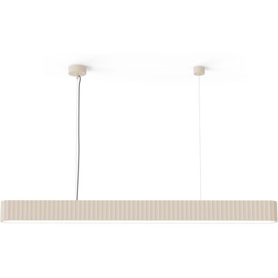 Sulion Lámpara colgante LED yeso beige regulable 120 cm Sulion Lámpara colgante LED yeso beige regulable 120 cm