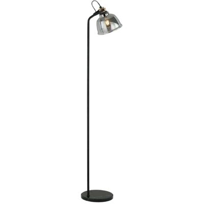Kosilum Lámpara de pie metal, vidrio y mármol 160 cm Kosilum Lámpara de pie metal, vidrio y mármol 160 cm