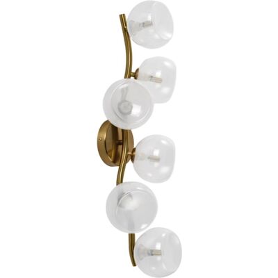 Kosilum Aplique metal y vidrio 73 cm Kosilum Aplique metal y vidrio 73 cm