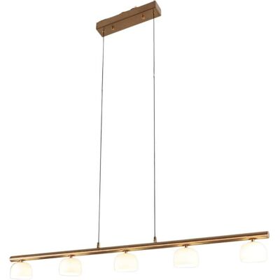 Kosilum Lámpara de techo metal y vidrio 111 cm Kosilum Lámpara de techo metal y vidrio 111 cm