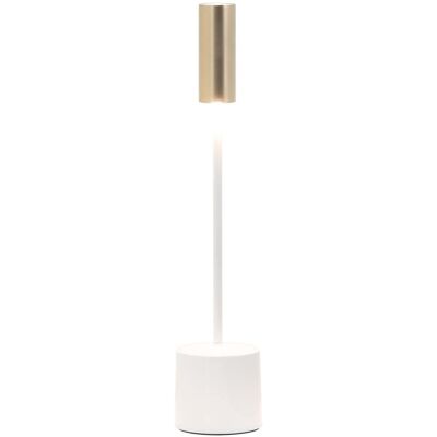 Zafferano lámpara de mesa led blanco latón Zafferano lámpara de mesa led blanco latón
