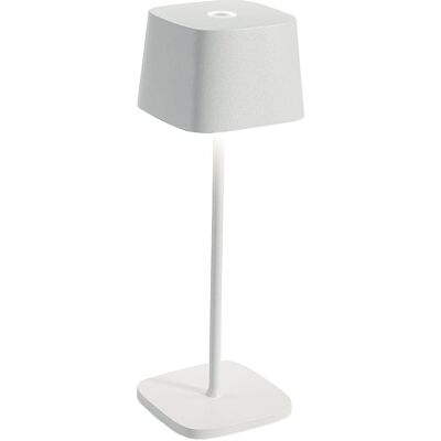 Lámpara de mesa led recargable blanca zafferano regulable 2.2-3k Lámpara de mesa led recargable blanca zafferano regulable 2.2-3k