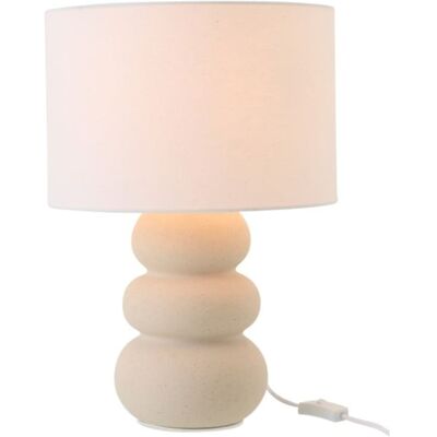 J-line Lámpara de mesa de cerámica blanco roto 33 x 33 x 48 cm J-line Lámpara de mesa de cerámica blanco roto 33 x 33 x 48 cm