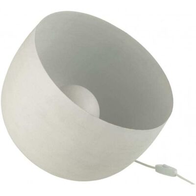 J-line Lámpara de mesa de metal blanco 35x35x32 cm J-line Lámpara de mesa de metal blanco 35x35x32 cm