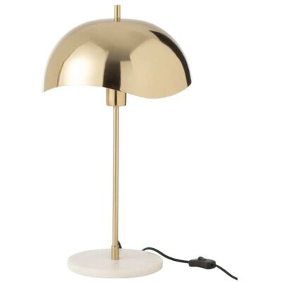 J-line Lámpara seta de metal dorado 30*30*56 cm J-line Lámpara seta de metal dorado 30*30*56 cm