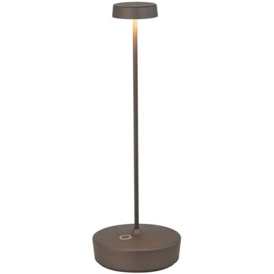 Lámpara de mesa led titanio mate regulable zafferano Lámpara de mesa led titanio mate regulable zafferano