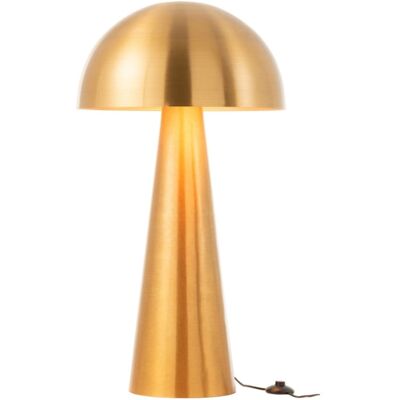 J-line Lámpara de seta de metal dorado 51x51x95 cm J-line Lámpara de seta de metal dorado 51x51x95 cm