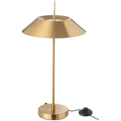 J-line Lámpara seta de metal dorado 30.5*30.5*56 cm J-line Lámpara seta de metal dorado 30.5*30.5*56 cm
