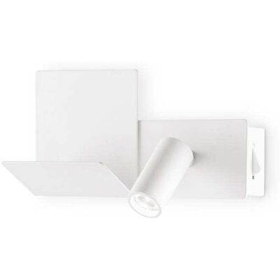 Luz de lectura LED Ideal Lux KOMODO-2 - Blanco - Metal - 3000K - No regulable Luz de lectura LED Ideal Lux KOMODO-2 - Blanco - Metal - 3000K - No regulable