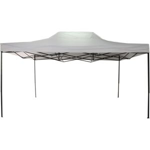 Mobili Rebecca Cenador plegable de metal y poliéster blanco 3x4,5 m