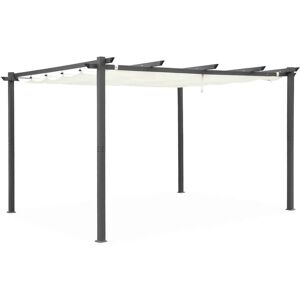 sweeek Pérgola de aluminio - isla 3x4m pérgola idea para su terraza, techo