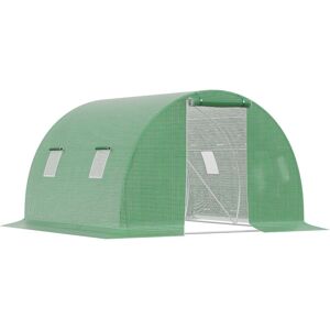 Outsunny Invernadero de túnel 300x300x200 cm verde Outsunny Invernadero de túnel 300x300x200 cm verde