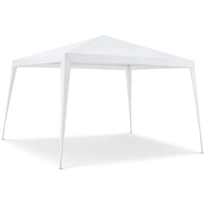 LOLAHOME - 3x4 - Blanco - Tubos de acero - Carpa LOLAHOME - 3x4 - Blanco - Tubos de acero - Carpa