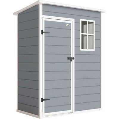Outsunny Caseta de jardín 151x92x193 cm gris Outsunny Caseta de jardín 151x92x193 cm gris