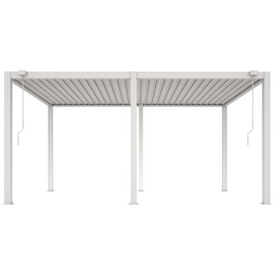 Unique Pérgola independiente metal blanco Unique Pérgola independiente metal blanco