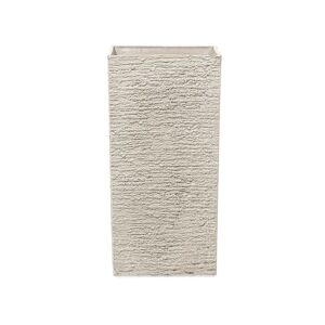Beliani Maceta de exterior en piedra beige H70